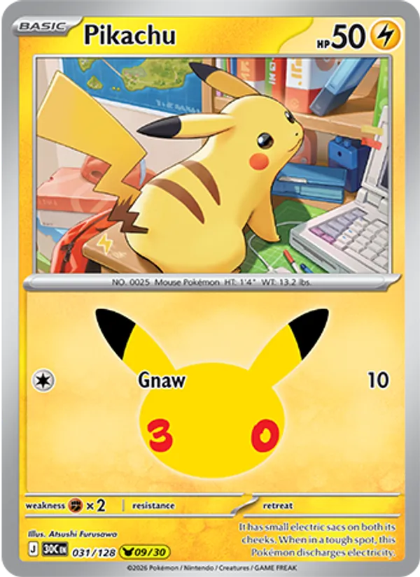 Pikachu, 30th Celebration 031