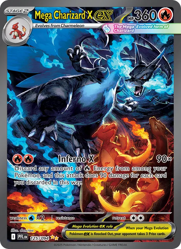 Mega Charizard X ex 125/094