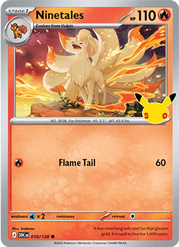 Ninetales, 30th Celebration 010