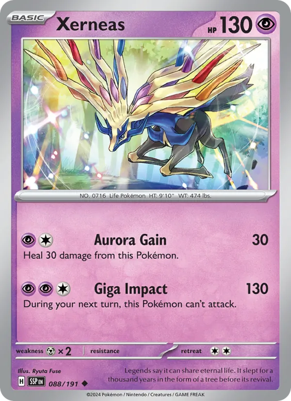 Xerneas, Surging Sparks 088