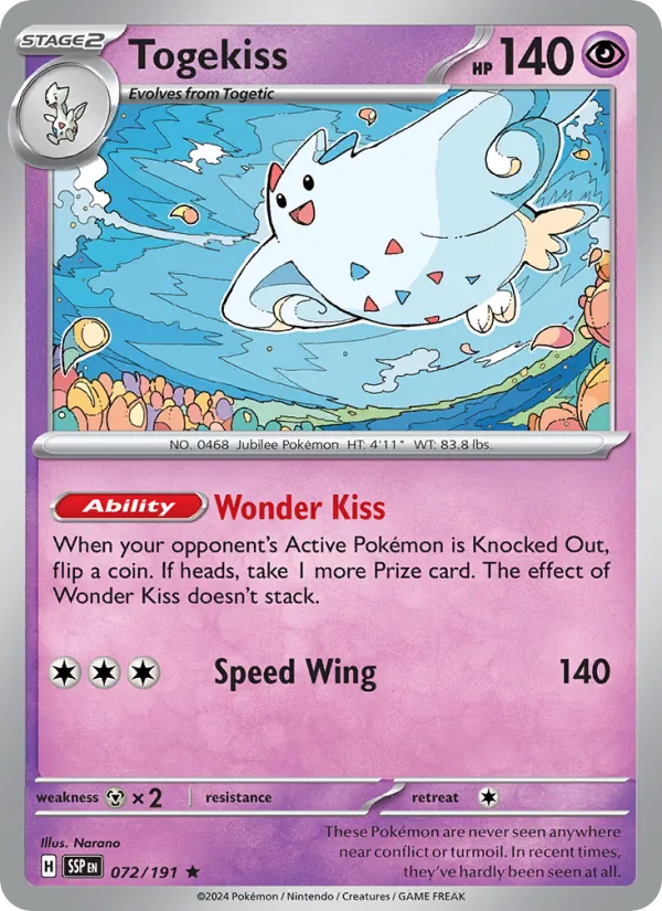 Togekiss, Surging Sparks 072