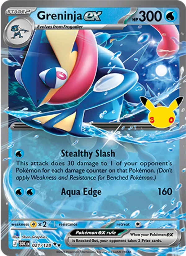 Greninja ex, 30th Celebration 021