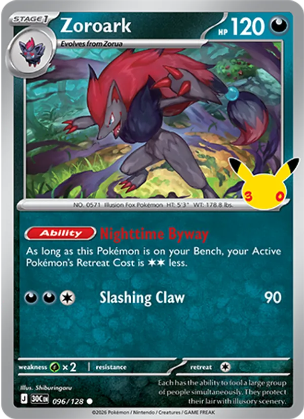 Zoroark, 30th Celebration 096