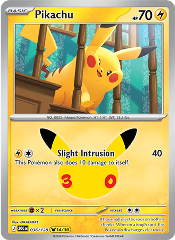 Pikachu, 30th Celebration 036