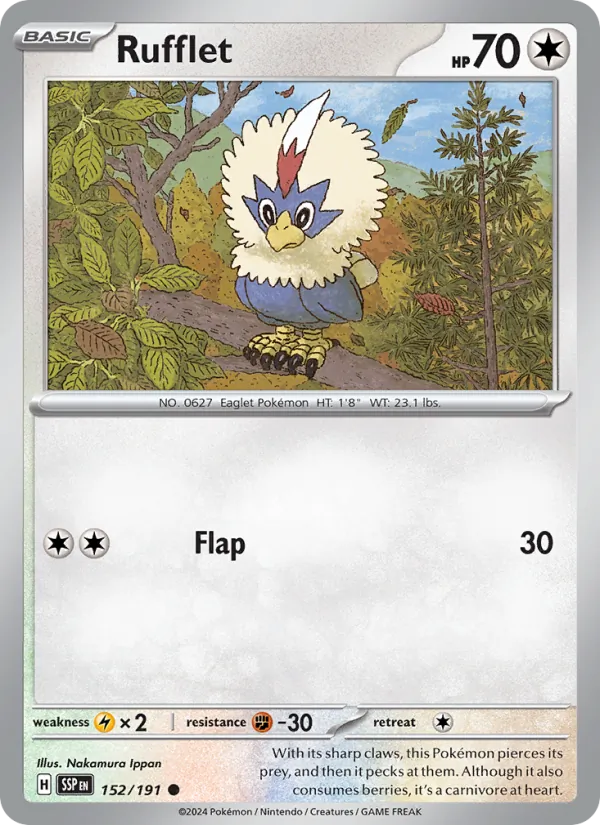 Rufflet, Surging Sparks 152