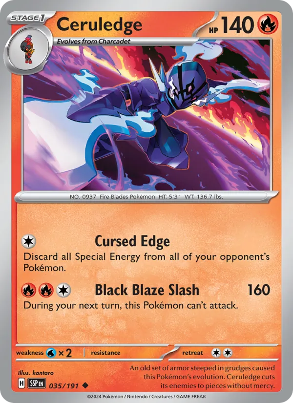 Ceruledge, Surging Sparks 035