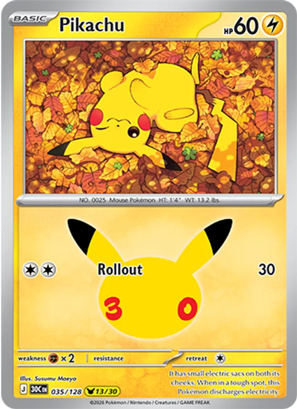 Pikachu, 30th Celebration 035