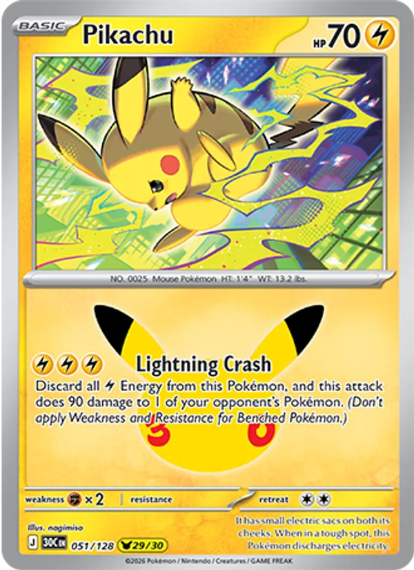 Pikachu, 30th Celebration 051