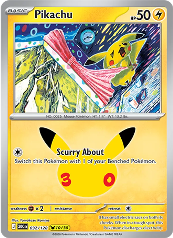 Pikachu, 30th Celebration 032