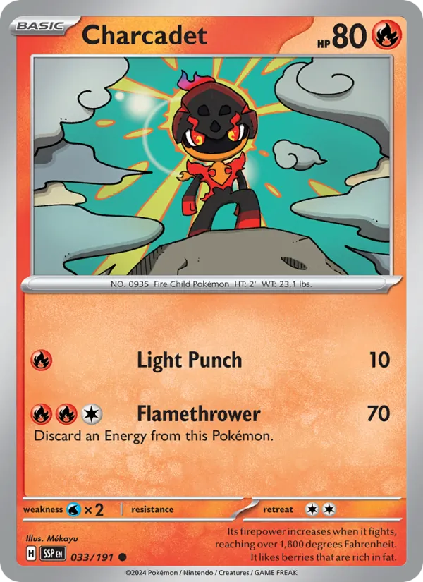 Charcadet, Surging Sparks 033
