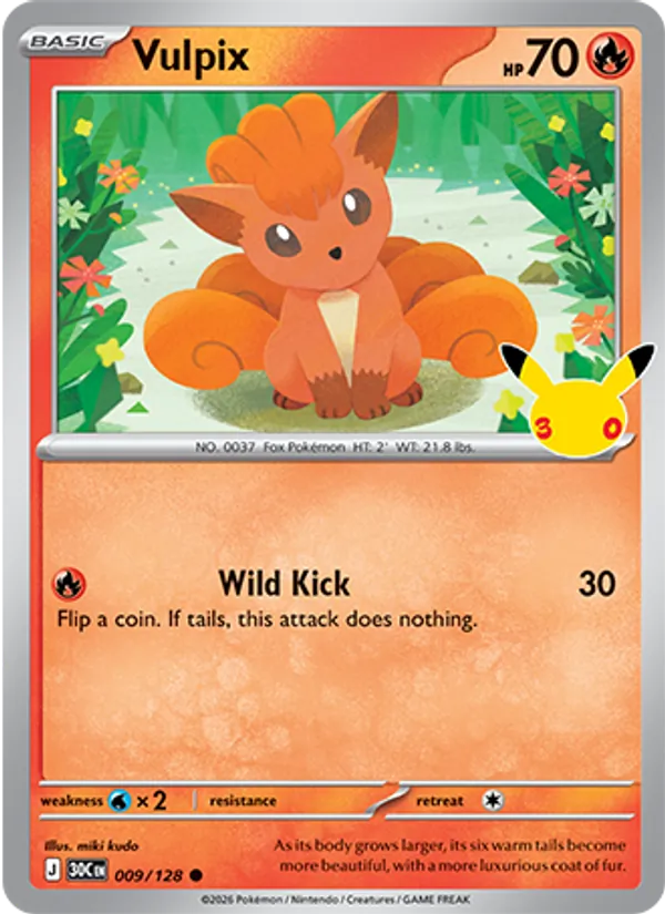 Vulpix, 30th Celebration 009