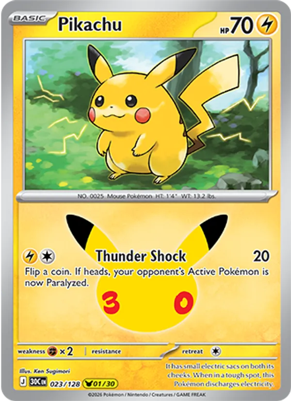 Pikachu, 30th Celebration 023