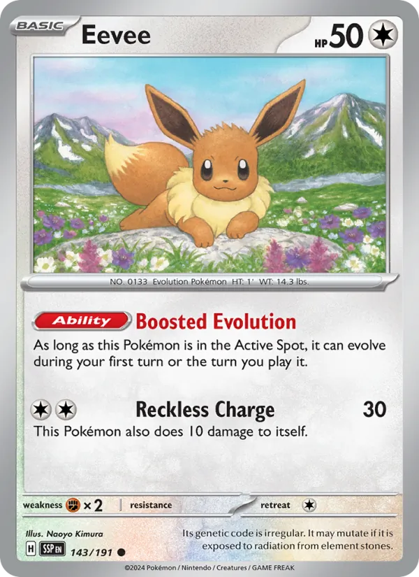 Eevee, Surging Sparks 143