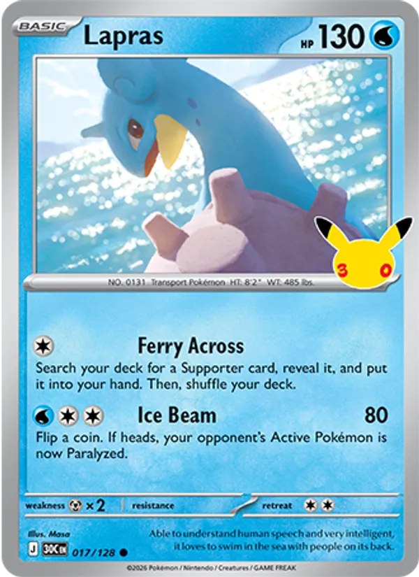 Lapras, 30th Celebration 017