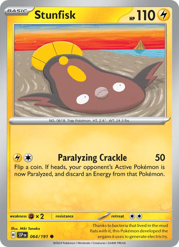 Stunfisk, Surging Sparks 064
