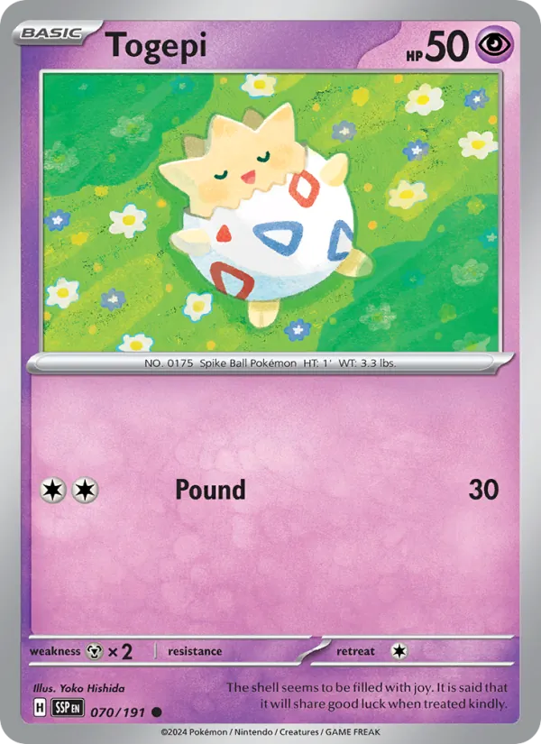 Togepi, Surging Sparks 070