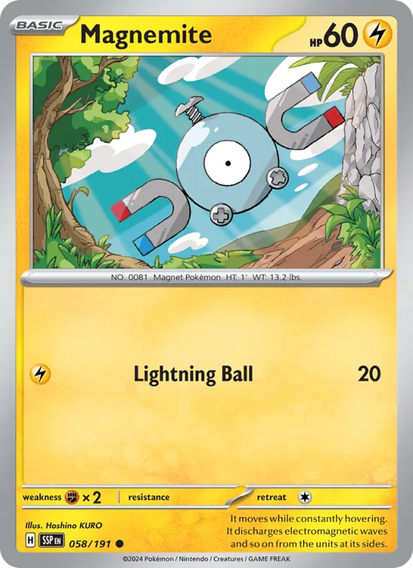 Magnemite, Surging Sparks 058