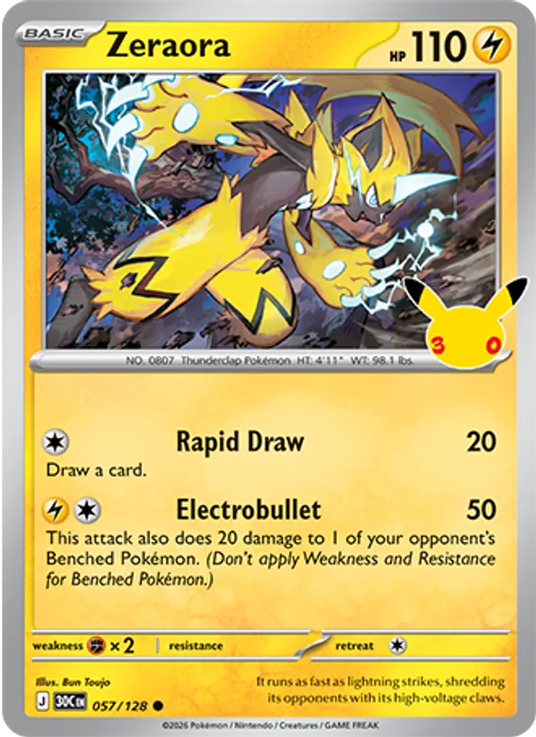 Zeraora, 30th Celebration 057