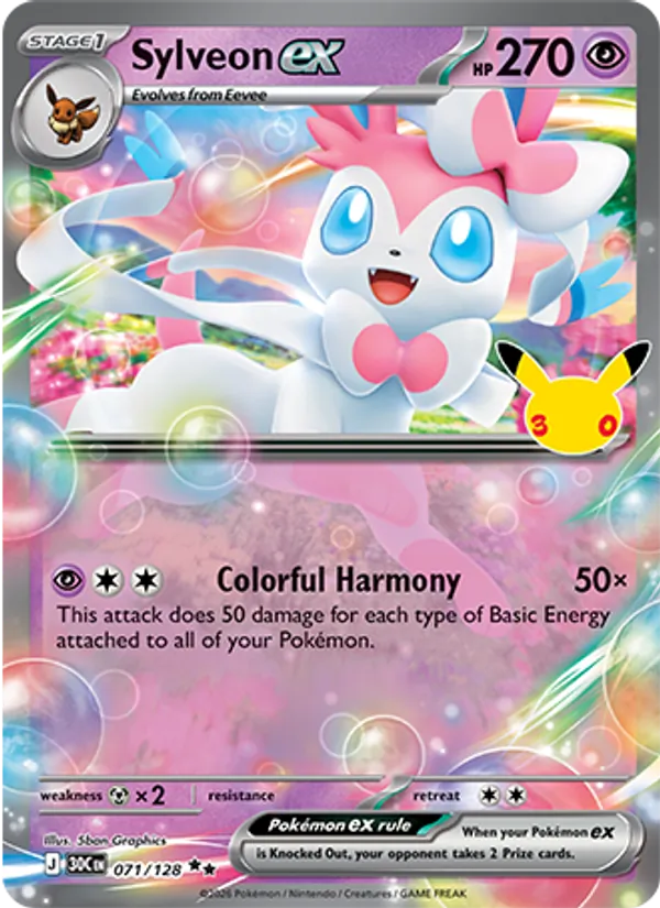 Sylveon ex, 30th Celebration 071