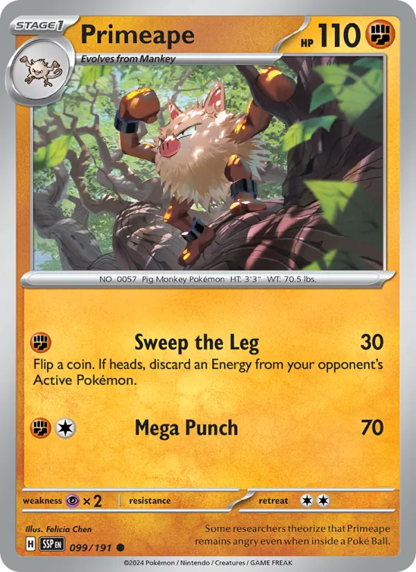 Primeape, Surging Sparks 099