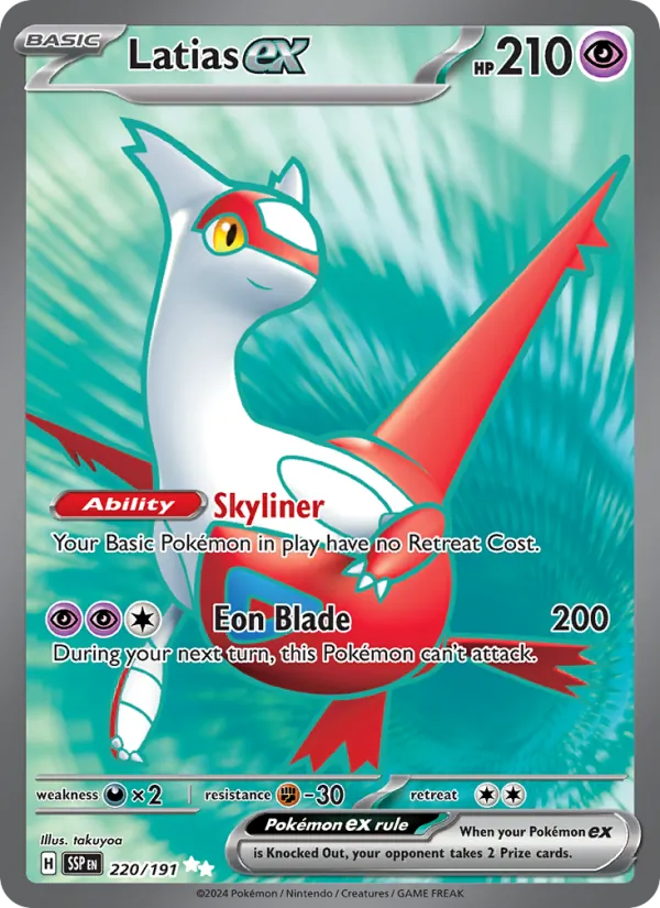 Latias ex, Surging Sparks 220