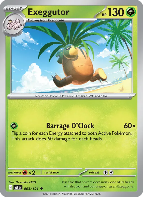 Exeggutor, Surging Sparks 003