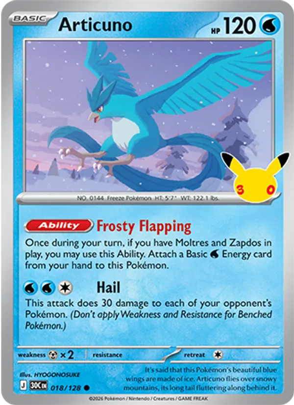 Articuno, 30th Celebration 018