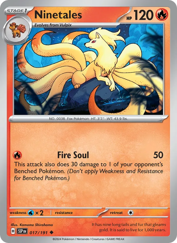 Ninetales, Surging Sparks 017