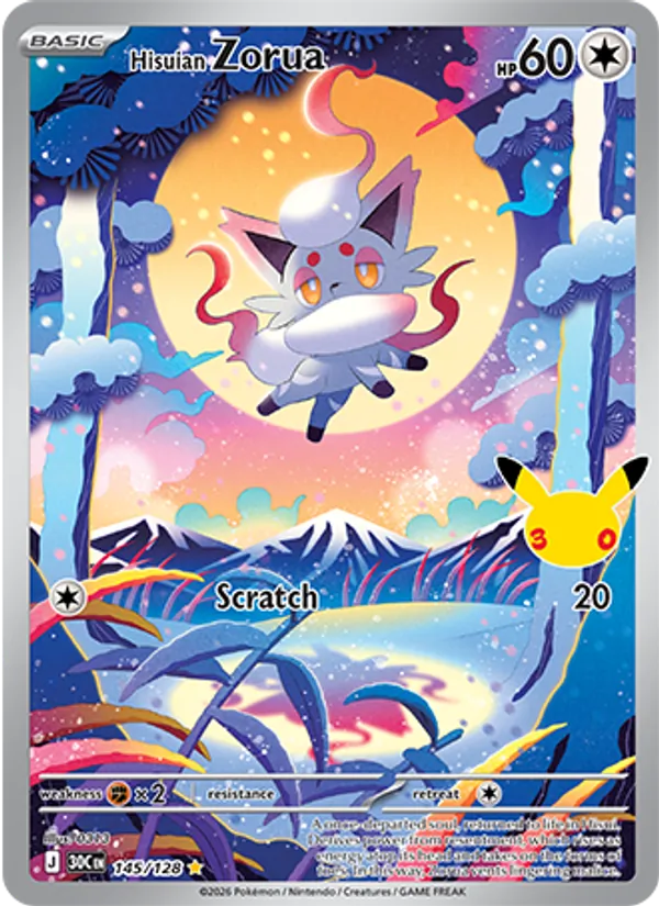Hisuian Zorua, 30th Celebration 145