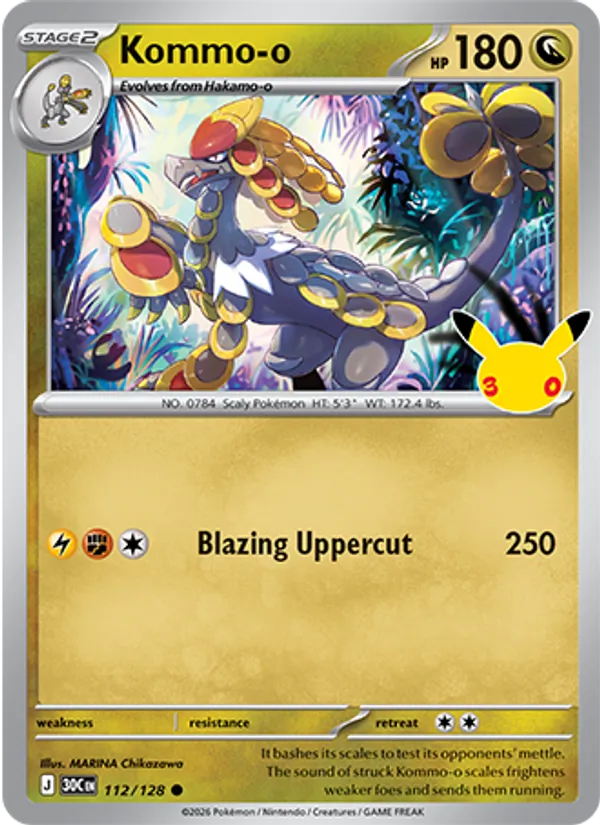 Kommo-o, 30th Celebration 112