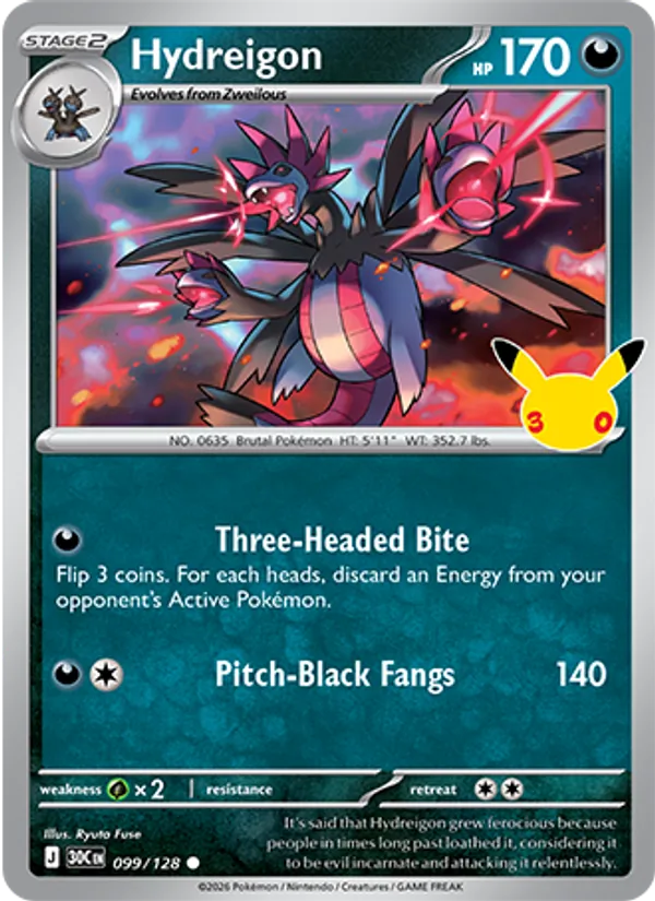 Hydreigon, 30th Celebration 099