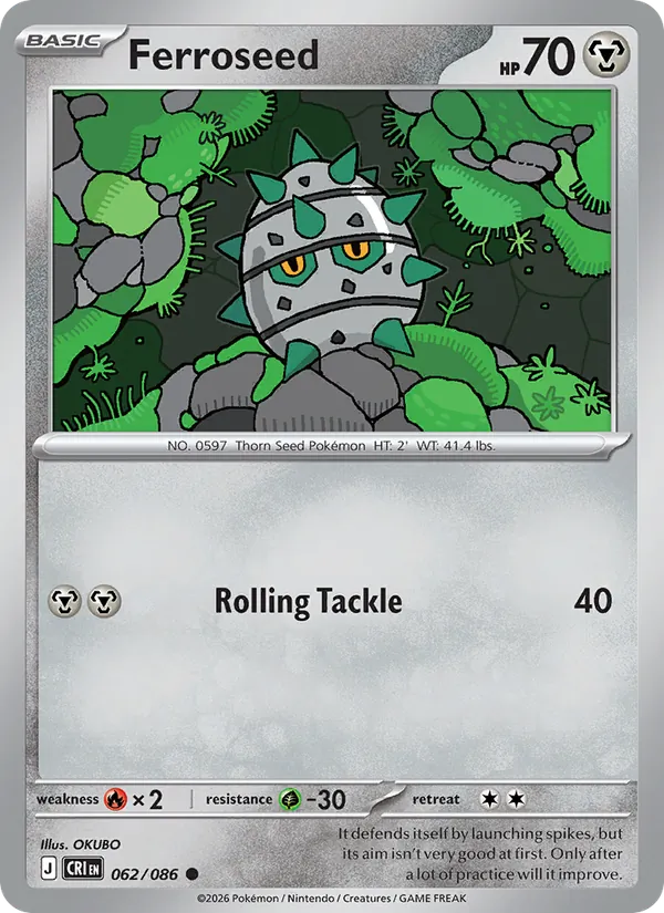 Ferroseed, Chaos Rising 062